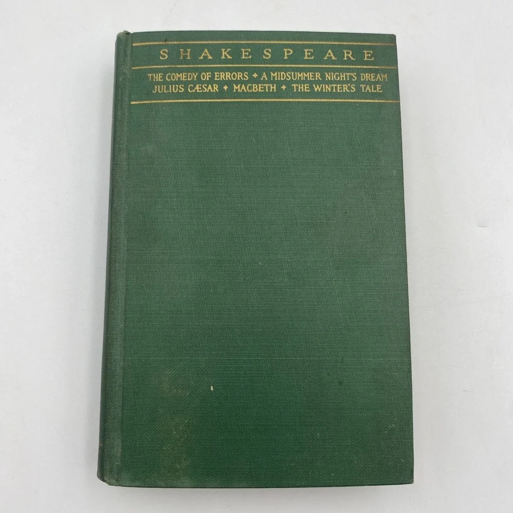 Vintage Shakespeare‎ by Douglas Bush 1935 Comedy of Errors Midsummer Caesar Etc